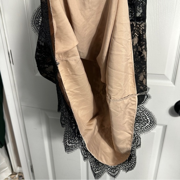 Victoria's Secret Dream Angels Black Lace‎ Chemise Slip Dress, M, whimsigoth - Picture 12 of 15